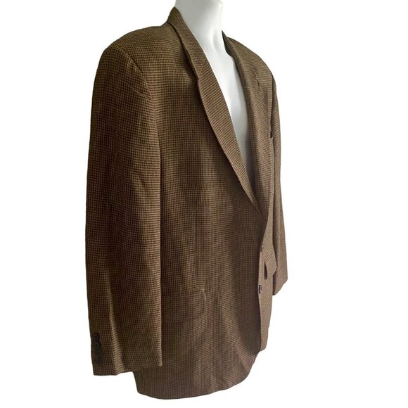 Oscar De La Renta Menswear 2 Button Wool Blazer  Jacket Men's 43R - Picture 3 of 12
